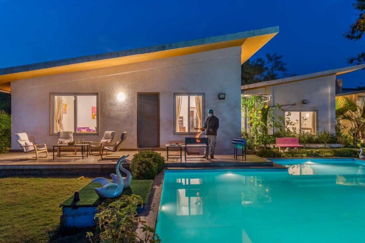Saffronstays Roselle, Malavli - Pet-Friendly Pool Villa With Modern Interiors Lonavala Eksteriør bilde